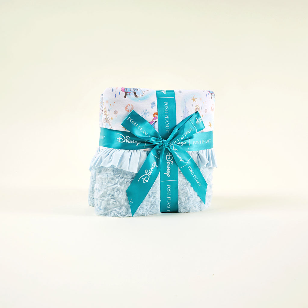 Disney Elsa & Anna Minky Ruffled Luxe Patoo® Blanket