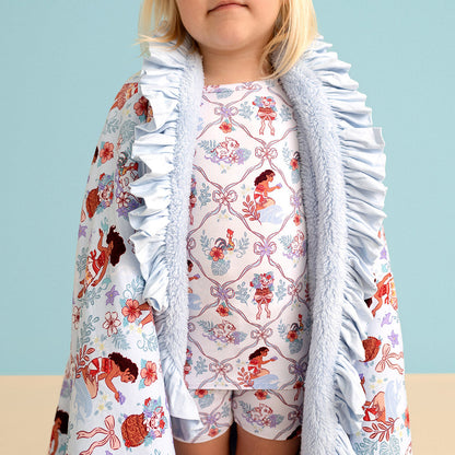 Disney Moana & Pua Ruffled Luxe Plush Patoo® Blanket