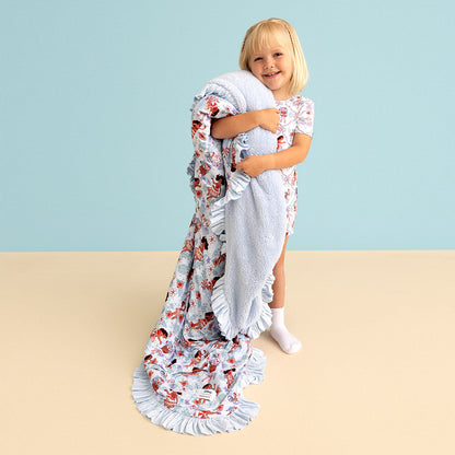 Disney Moana & Pua Ruffled Luxe Plush Patoo® Blanket
