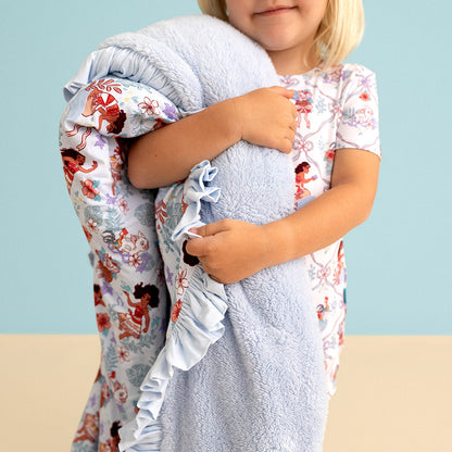 Disney Moana & Pua Ruffled Luxe Plush Patoo® Blanket