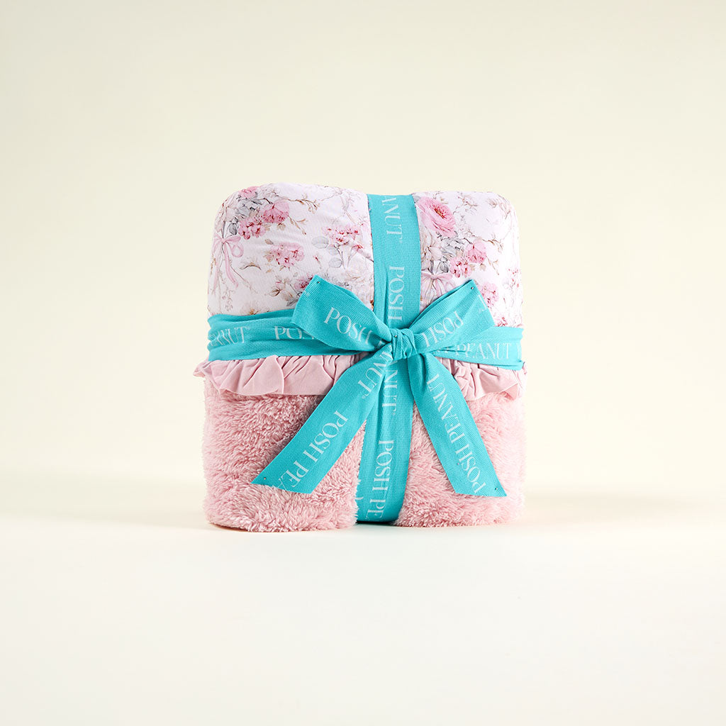 Roberta Ruffled Luxe Plush Patoo® Blanket