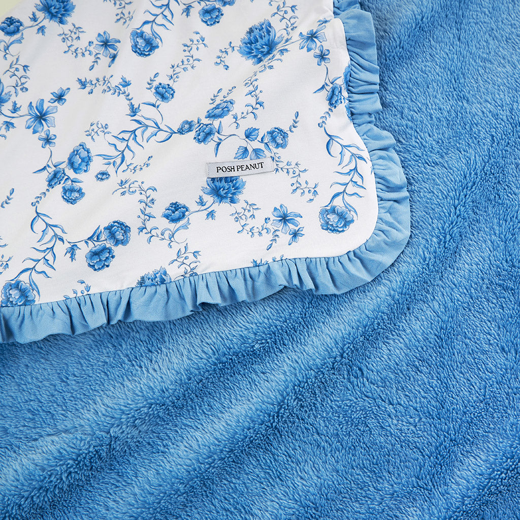 Hattie Ruffled Luxette Plush Patoo® Blanket