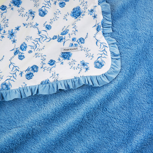 Hattie Ruffled Luxette Plush Patoo® Blanket