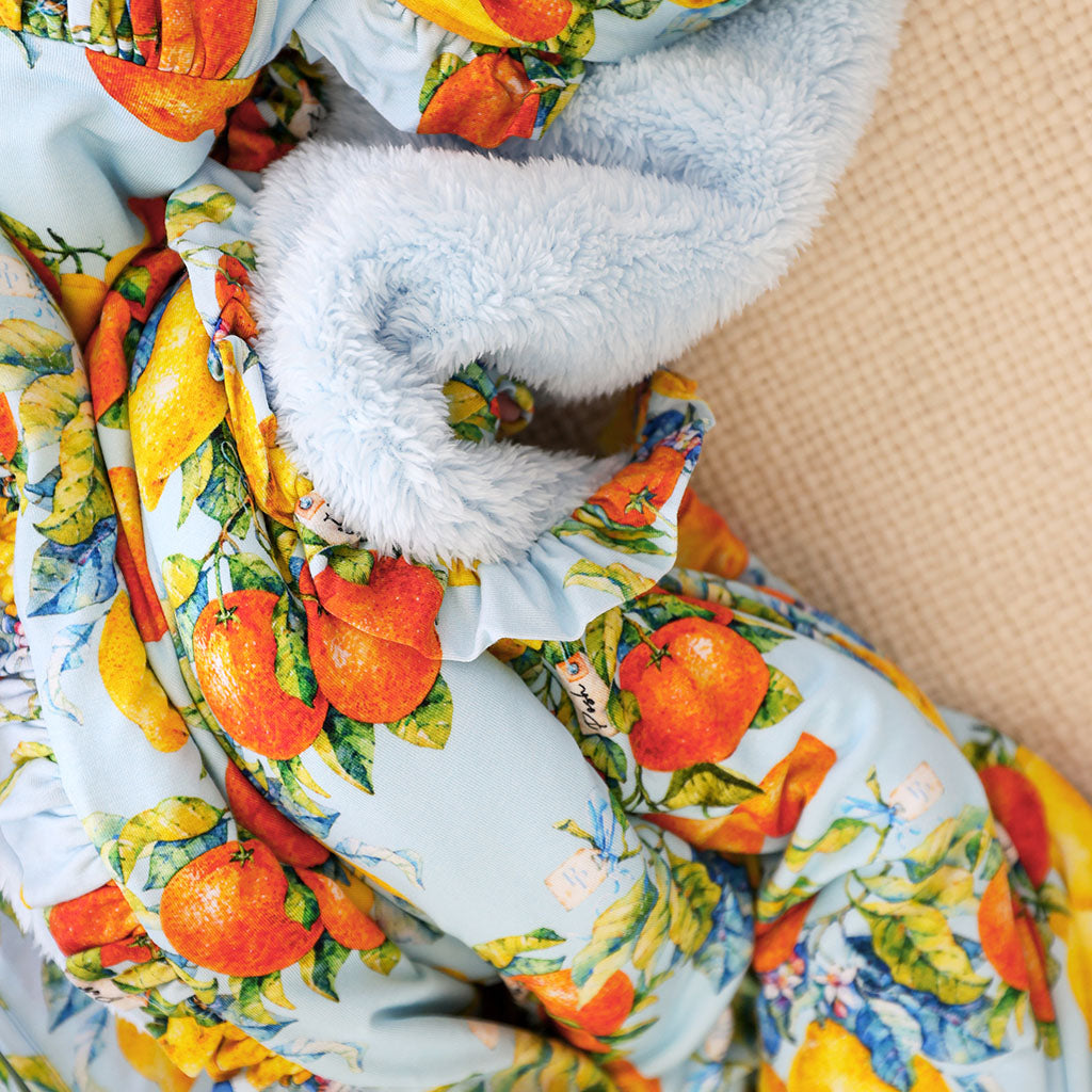 Lucia Ruffled Luxette Plush Patoo® Blanket