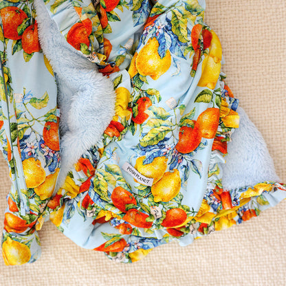 Lucia Ruffled Luxette Plush Patoo® Blanket