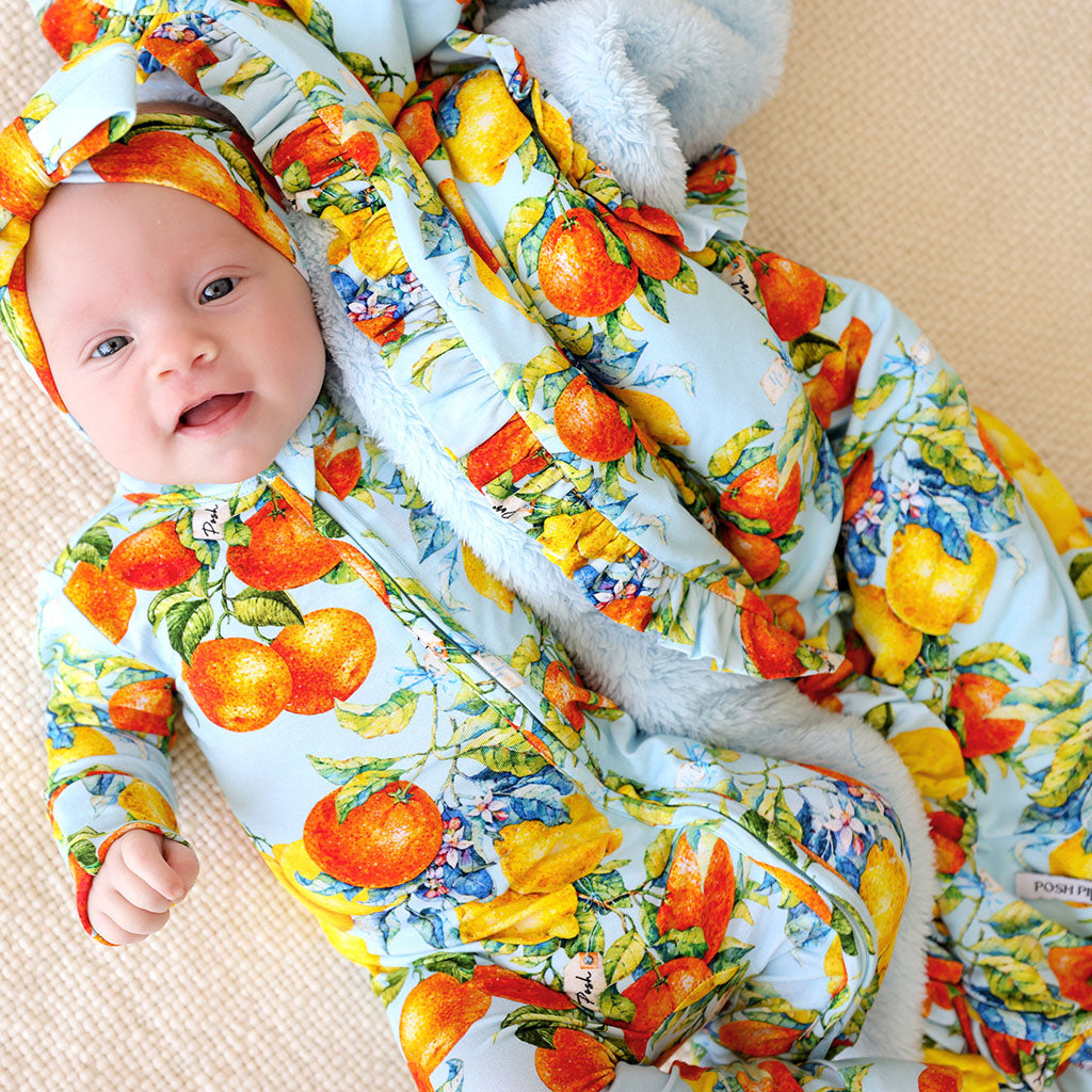 Lucia Ruffled Luxette Plush Patoo® Blanket