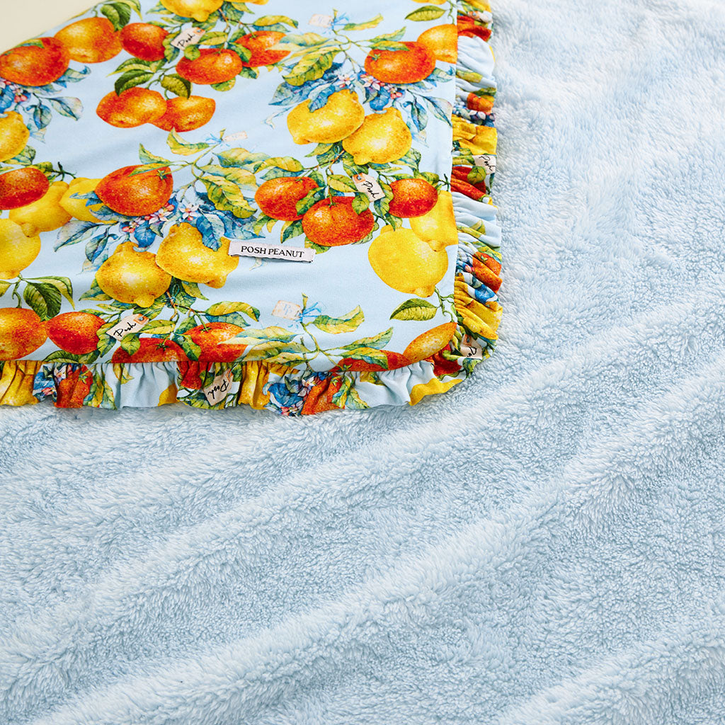 Lucia Ruffled Luxette Plush Patoo® Blanket