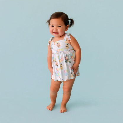 Disney Pixar’s Up Bow Babydoll Bodysuit Dress