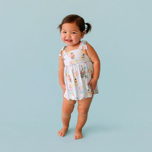 Disney Pixar’s Up Bow Babydoll Bodysuit Dress