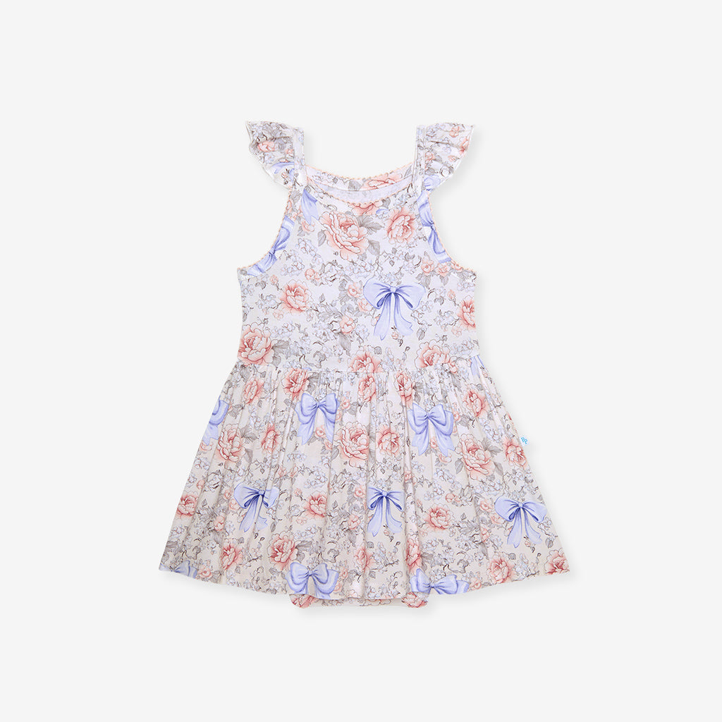 Agatha Ruffled Picot Bodysuit Dress