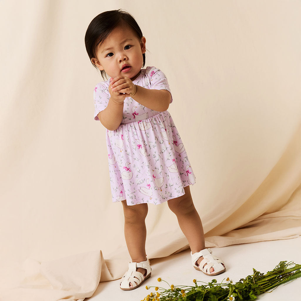 Goose Blossoms Bodysuit Dress
