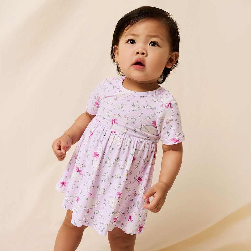 Goose Blossoms Bodysuit Dress