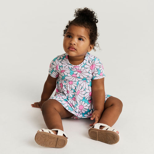 Retro Daisy Bodysuit Dress