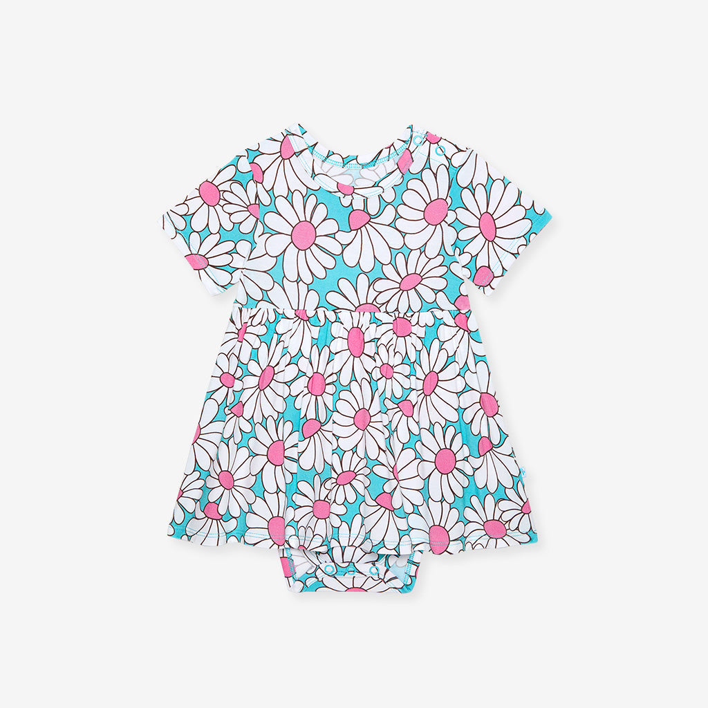 Retro Daisy Bodysuit Dress