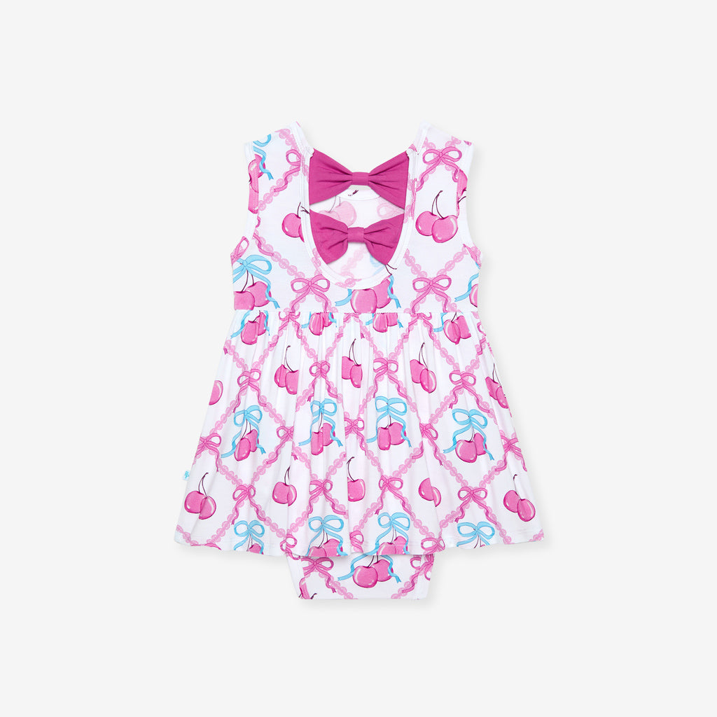 Amarena Bow Back Bodysuit Dress