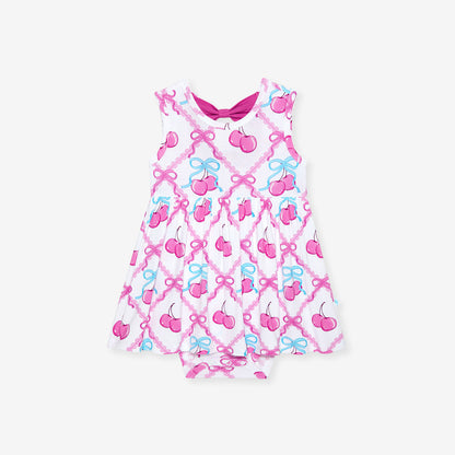 Amarena Bow Back Bodysuit Dress