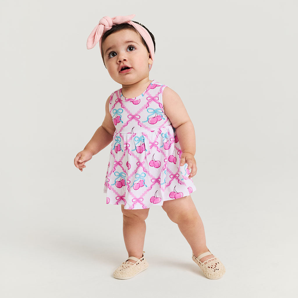 Amarena Bow Back Bodysuit Dress