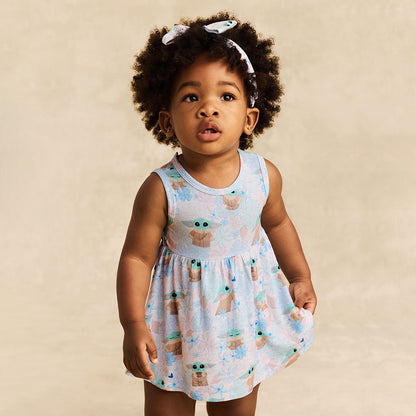 Star Wars™ Grogu Garden Bow Back Bodysuit Dress