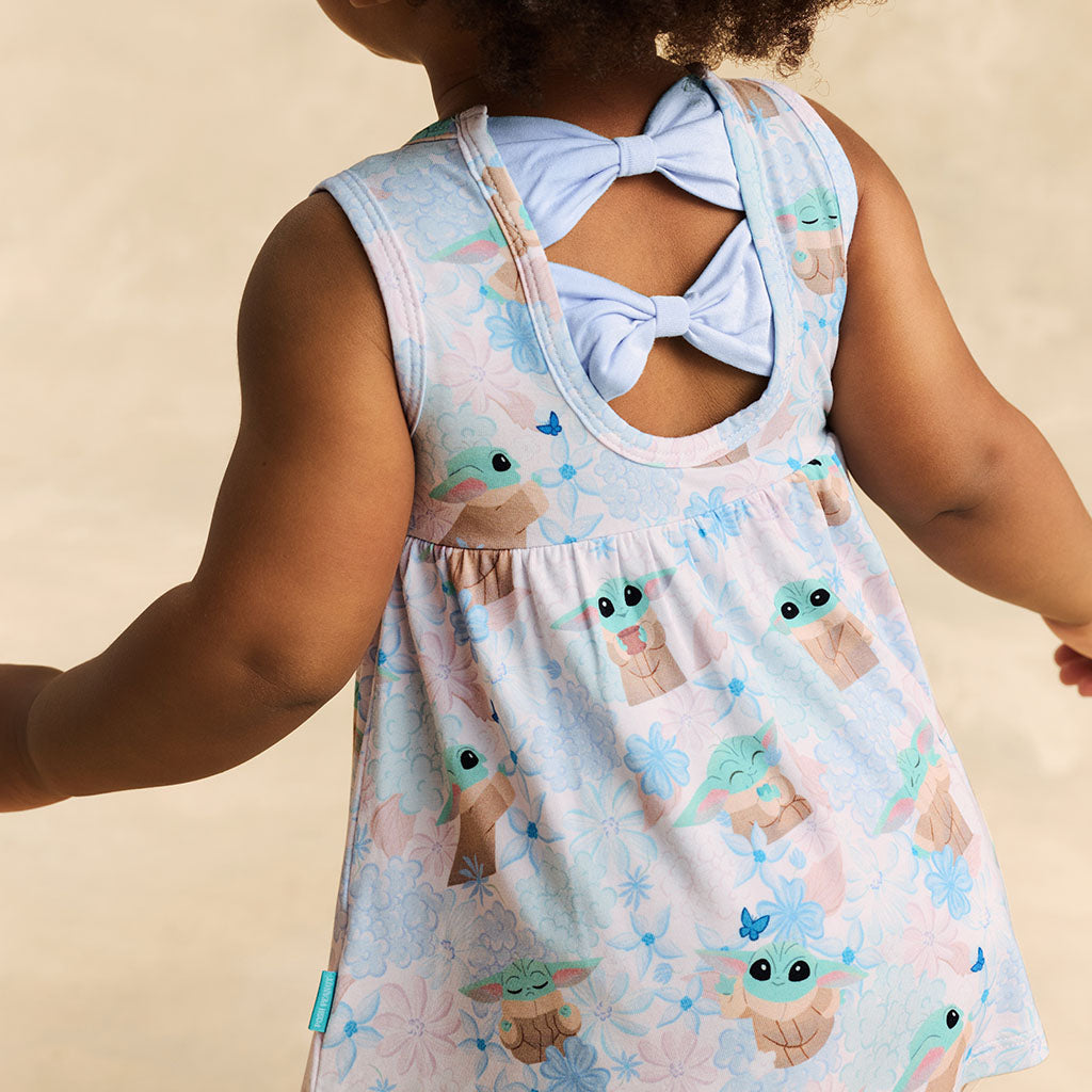 Star Wars™ Grogu Garden Bow Back Bodysuit Dress