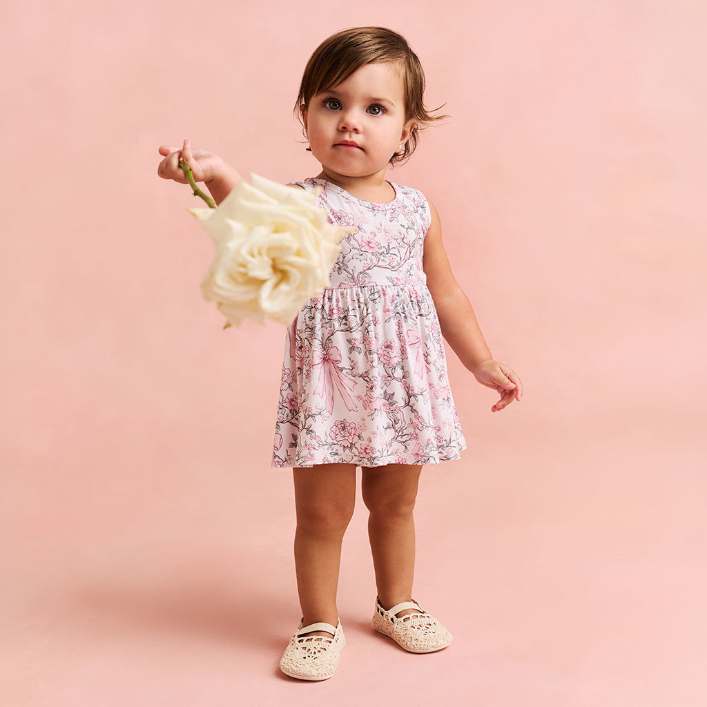 Irene Bow Back Bodysuit Dress
