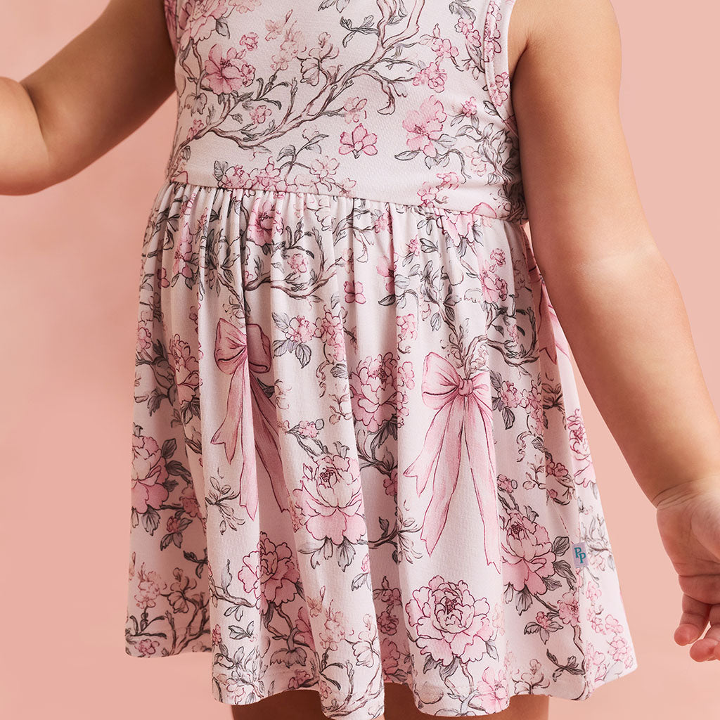 Irene Bow Back Bodysuit Dress