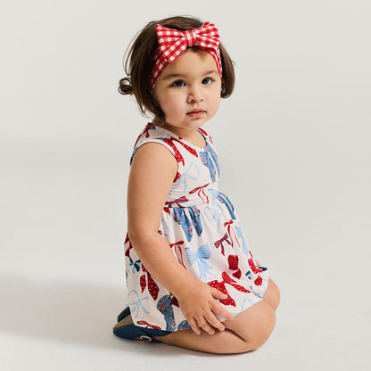Martha Bow Back Bodysuit Dress