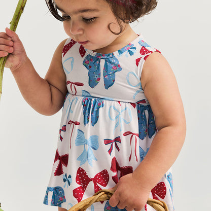 Martha Bow Back Bodysuit Dress