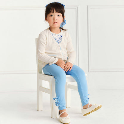 Ivory Hattie Pointelle Picot Cardigan