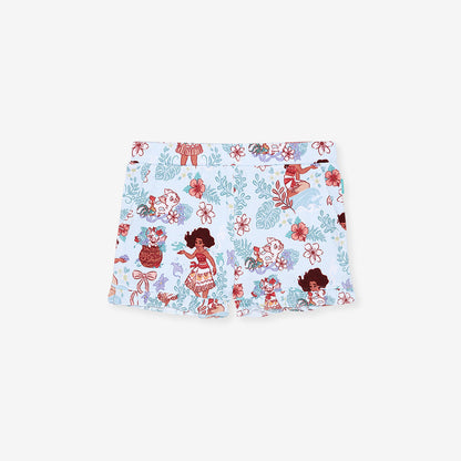 Disney Moana & Pua French Terry Ruffled Shorts