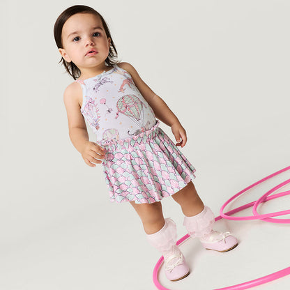 Harlequin Diamonds French Terry Skater Bummie
