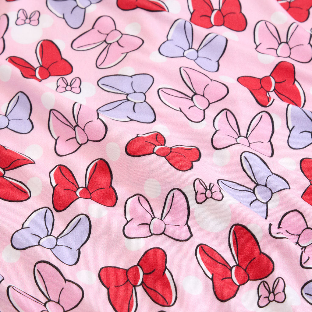 Disney Minnie & Daisy Bows Tie Back Ruffled Bodysuit Dress