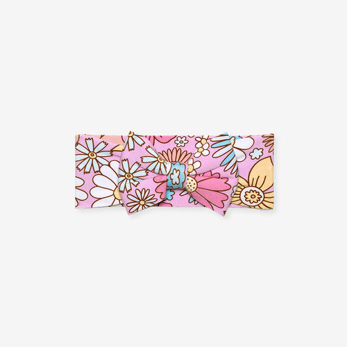 Presley Pink Luxe Bow Headwrap