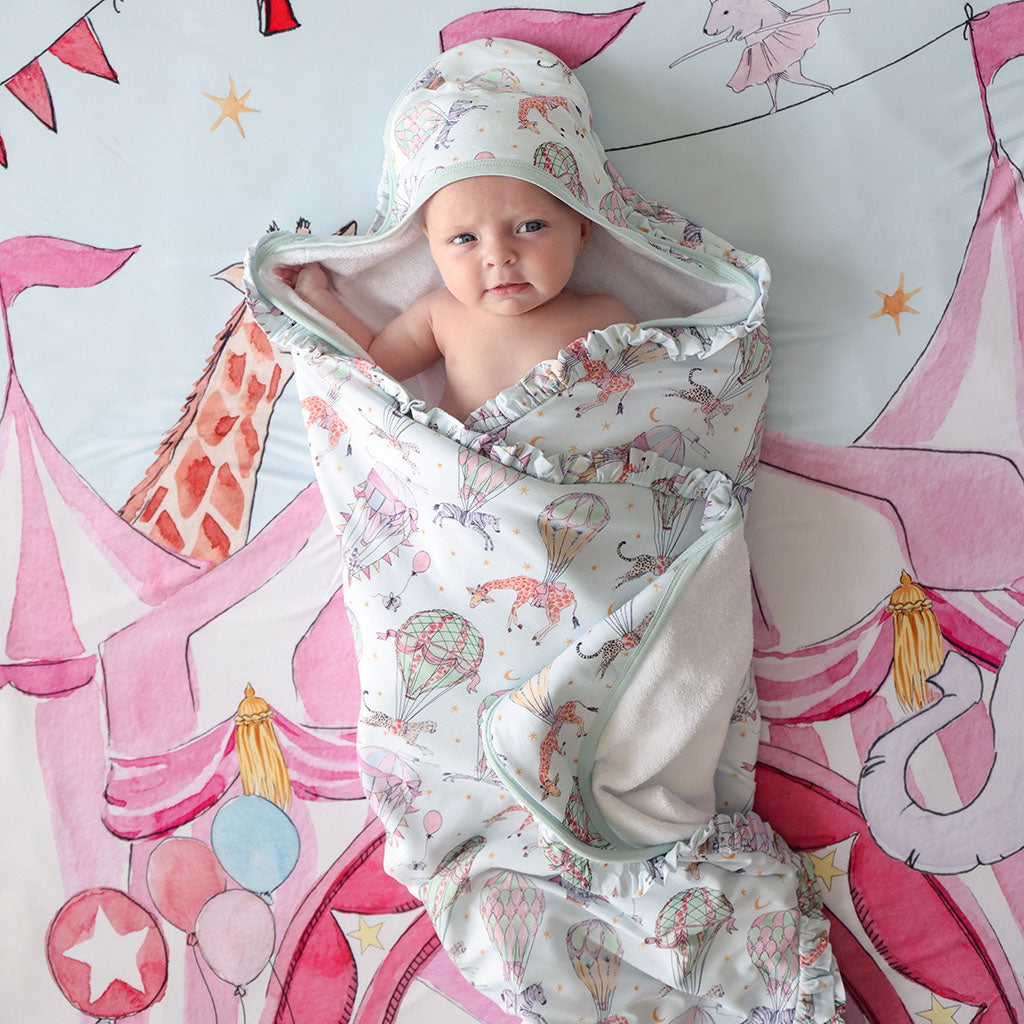 Seraphina Ruffled Hooded Towel