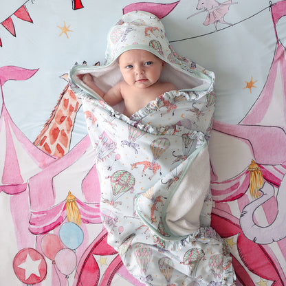Seraphina Ruffled Hooded Towel