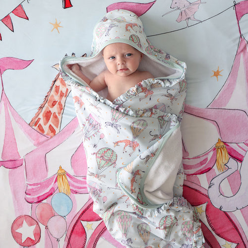 Seraphina Ruffled Hooded Towel