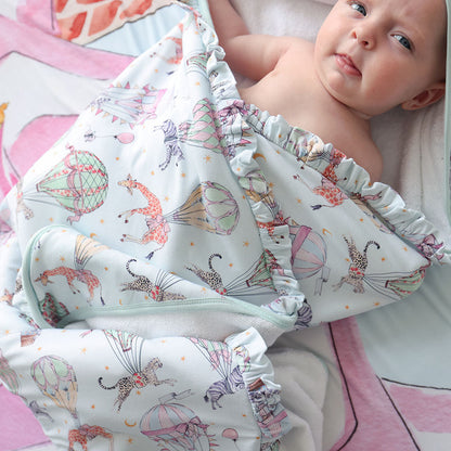 Seraphina Ruffled Hooded Towel