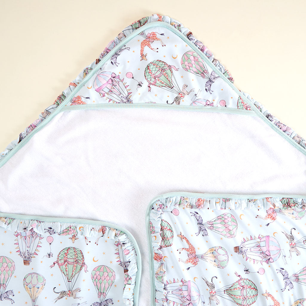 Seraphina Ruffled Hooded Towel
