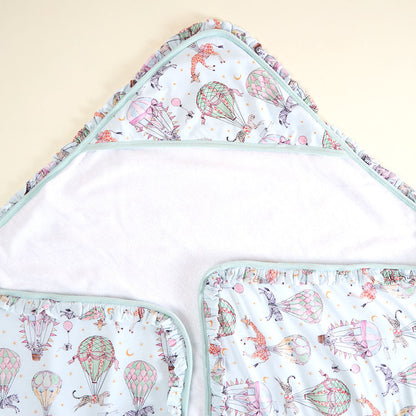 Seraphina Ruffled Hooded Towel