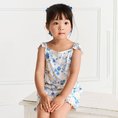 Hattie Flutter Sleeve Ruffled Romper