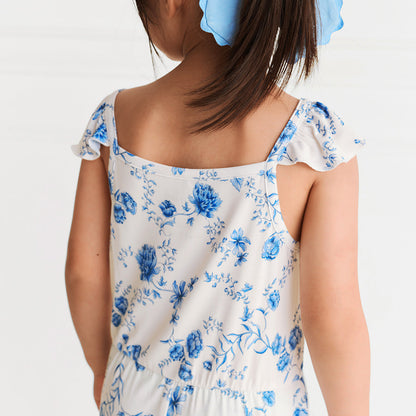 Hattie Flutter Sleeve Ruffled Romper