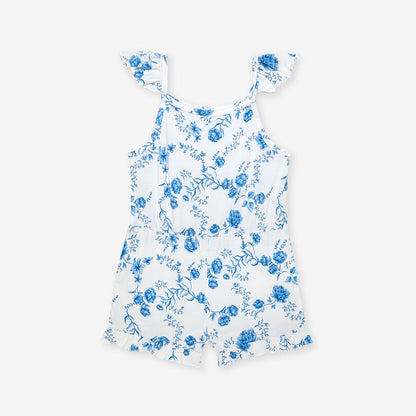 Hattie Flutter Sleeve Ruffled Romper