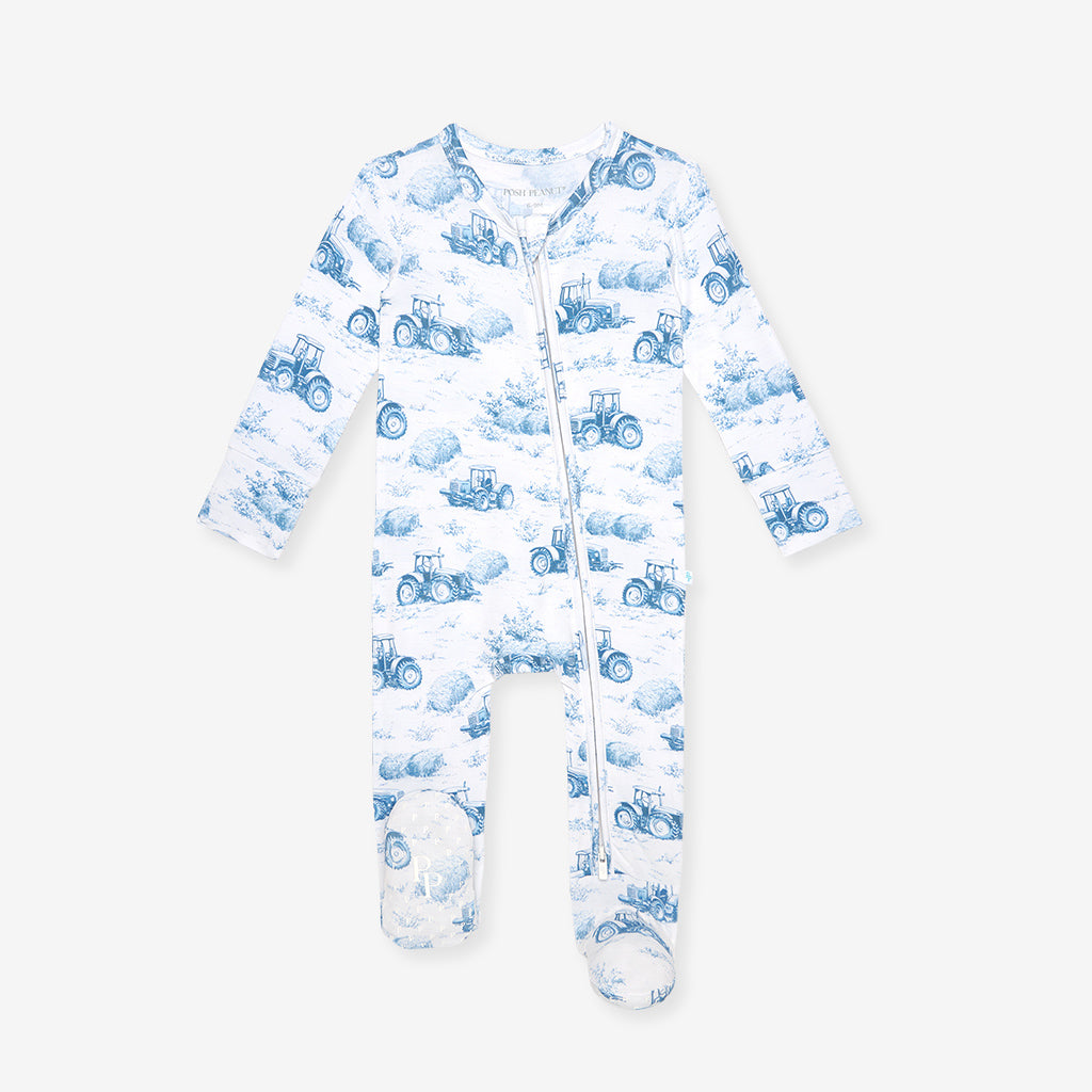 Hudson Footie Zippered One Piece