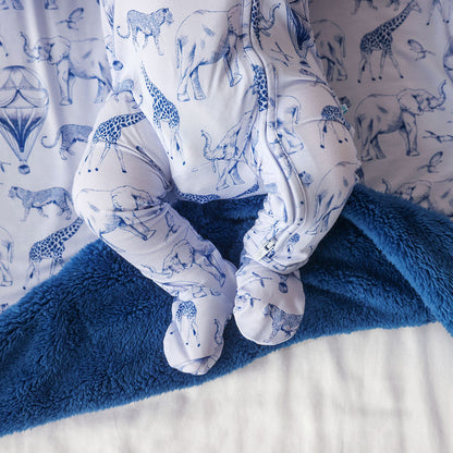 Noah Footie Zippered One Piece