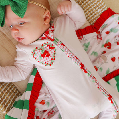 Sweet Strawberries Convertible One Piece