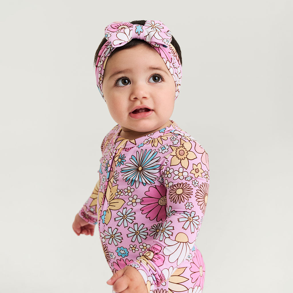 Presley Pink Luxe Bow Headwrap