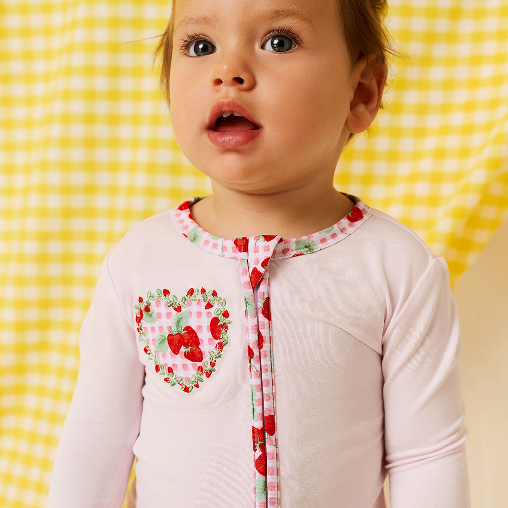 Sweet Strawberries Convertible One Piece