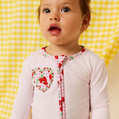 Sweet Strawberries Convertible One Piece
