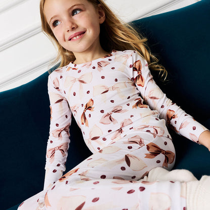 Beans & Bows Classic Pajama Set