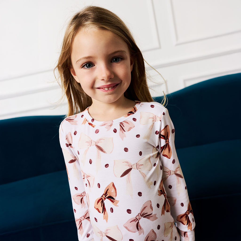Beans & Bows Classic Pajama Set