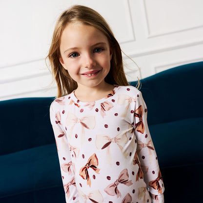 Beans & Bows Classic Pajama Set
